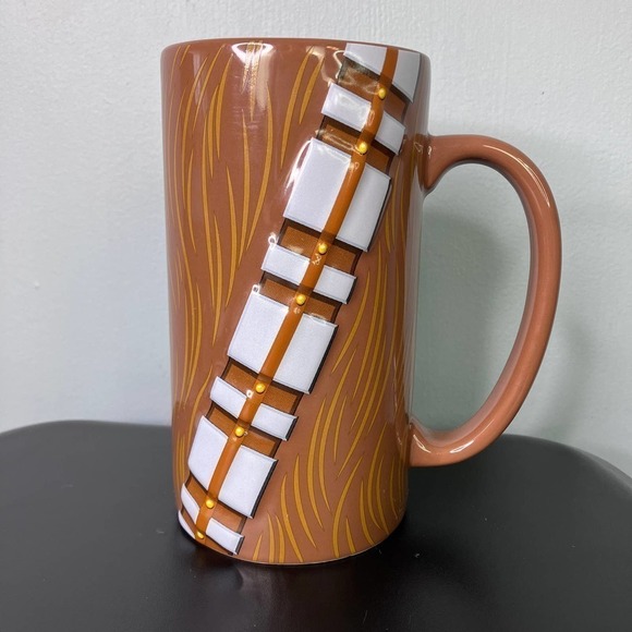 The Disney Store Star Wars Chewbacca Wookiee Utility Belt Tall 20 oz Ceramic Mug - Picture 8 of 8